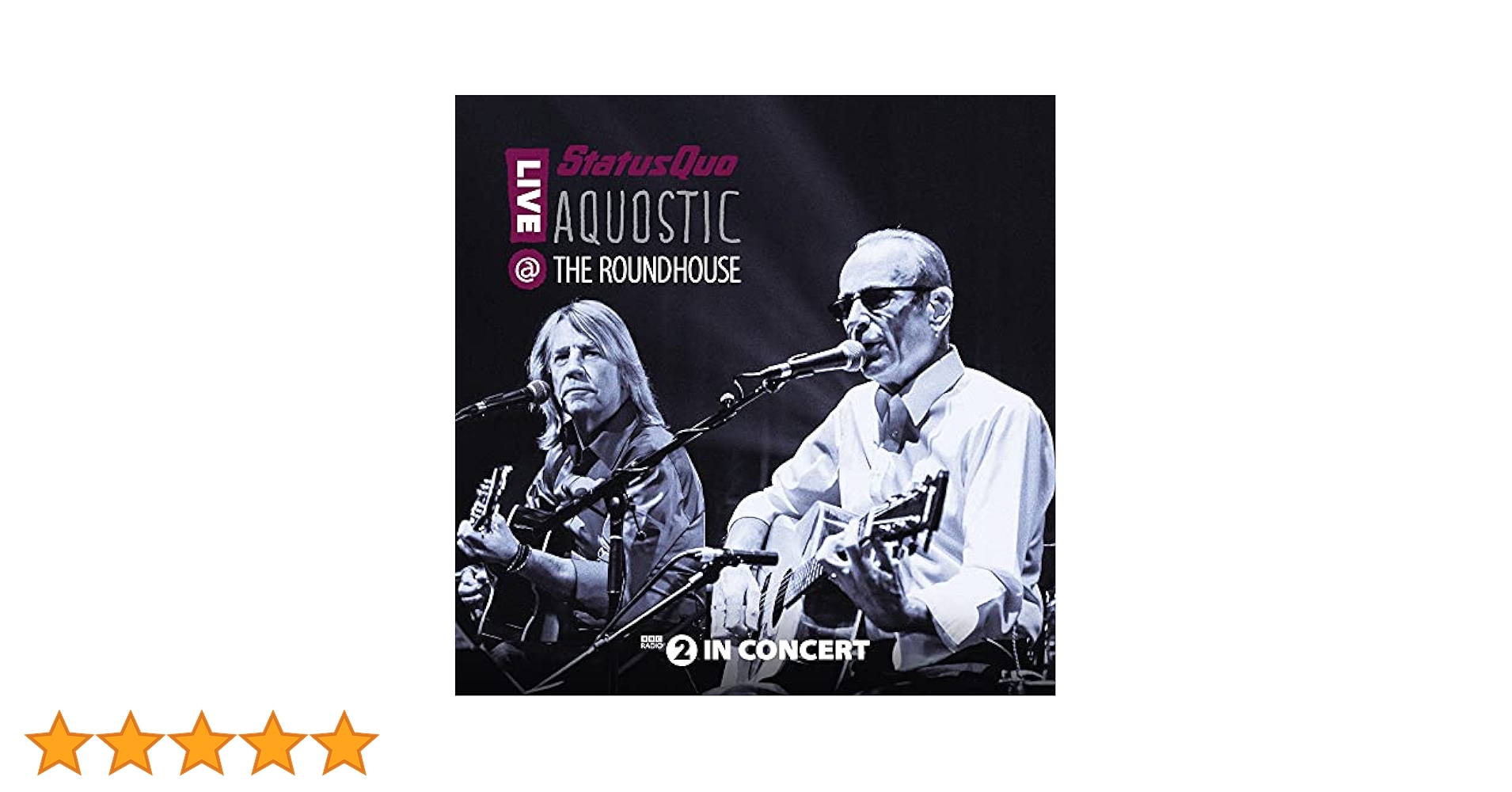 その他 Aquostic Live at the Roundhouse [DVD] Status Quo – Aquostic Live @ The Roundhouse – 2 x CD